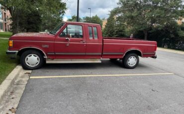 Ford-f-150-lariat-wtriton-engine-1990-red-3