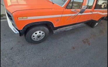 Ford-f-350-diesel-1985-orange-1