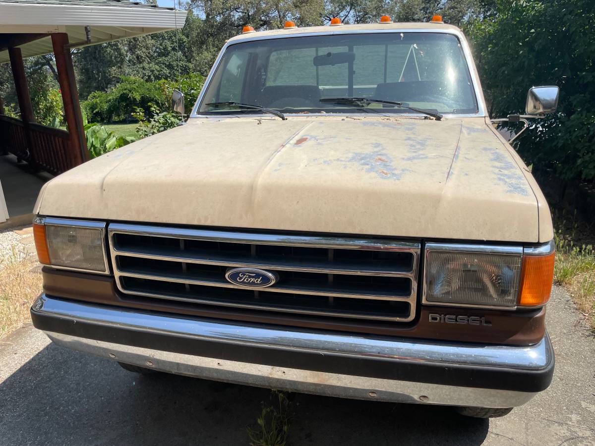 Ford-f-350-diesel-1987-brown-2