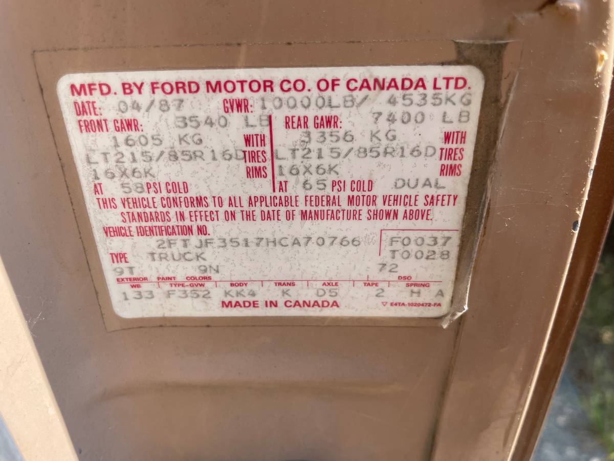 Ford-f-350-diesel-1987-brown-3
