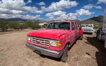 Ford-f-350-diesel-1988-red-1