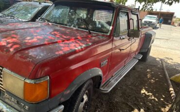 Ford-f-350-diesel-1988-red-1