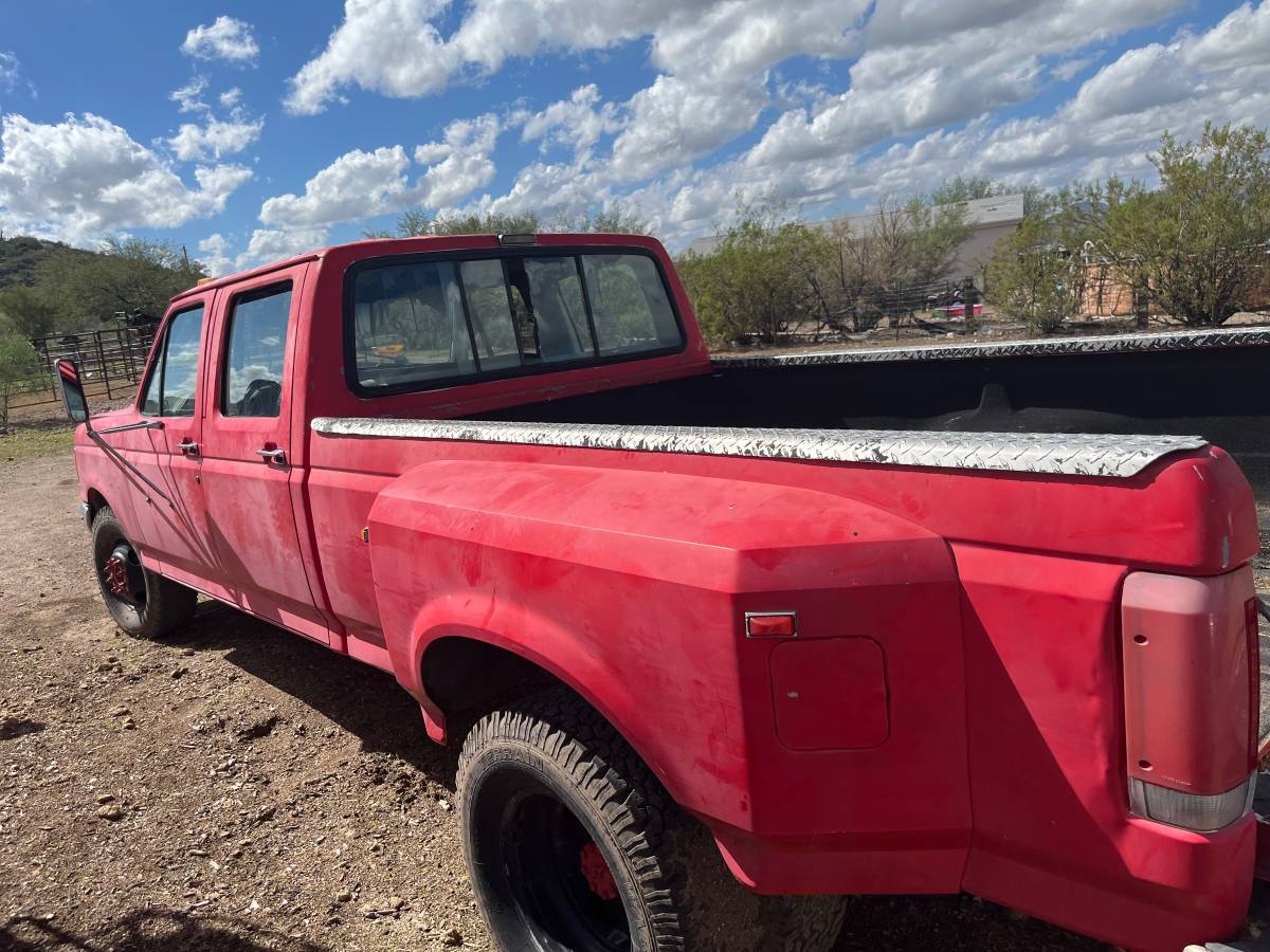 Ford-f-350-diesel-1988-red-2