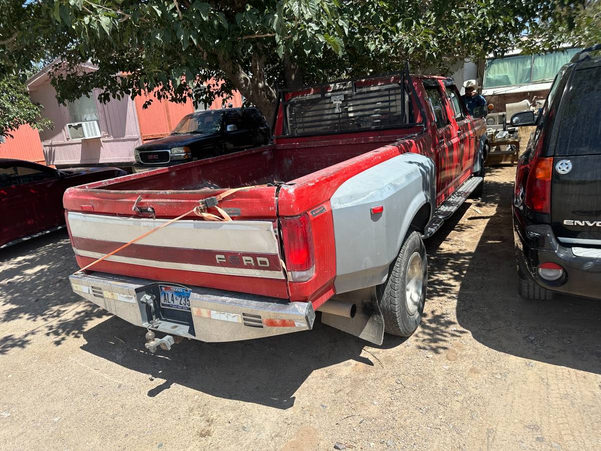 Ford-f-350-diesel-1988-red-2