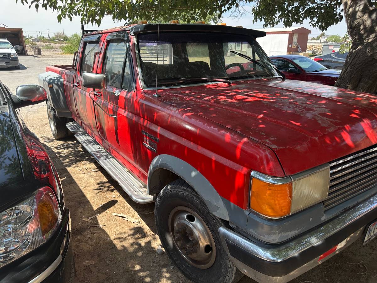 Ford-f-350-diesel-1988-red-3