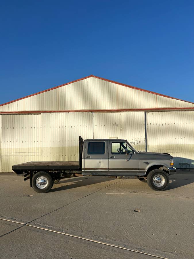 Ford-f-350-diesel-1995-grey-2