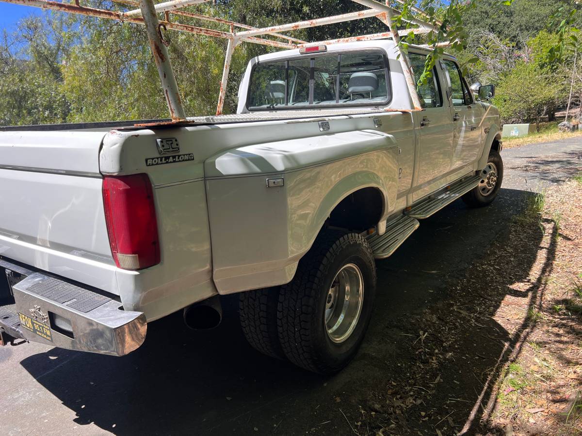 Ford-f-350-diesel-1995-white-5