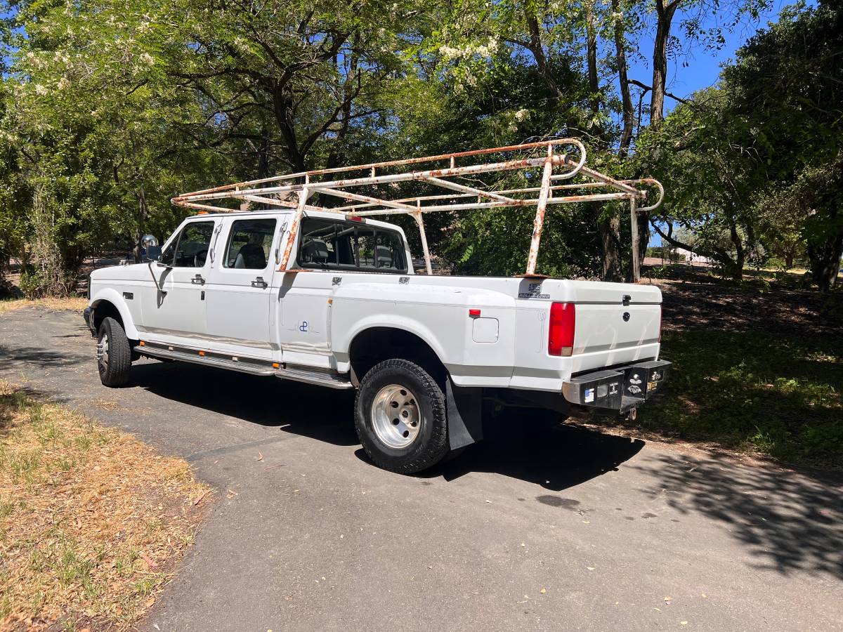 Ford-f-350-diesel-1995-white-6