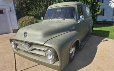 Ford-f100-panel-truck-1955-green-1