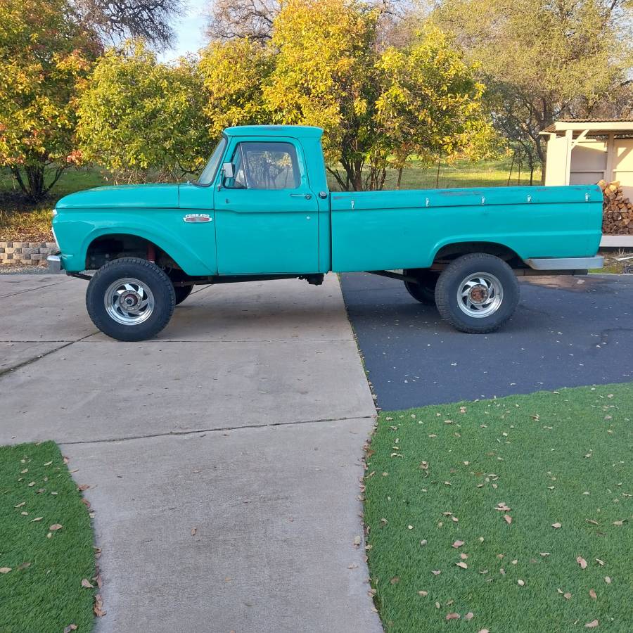 Ford-f250-1964-green-1