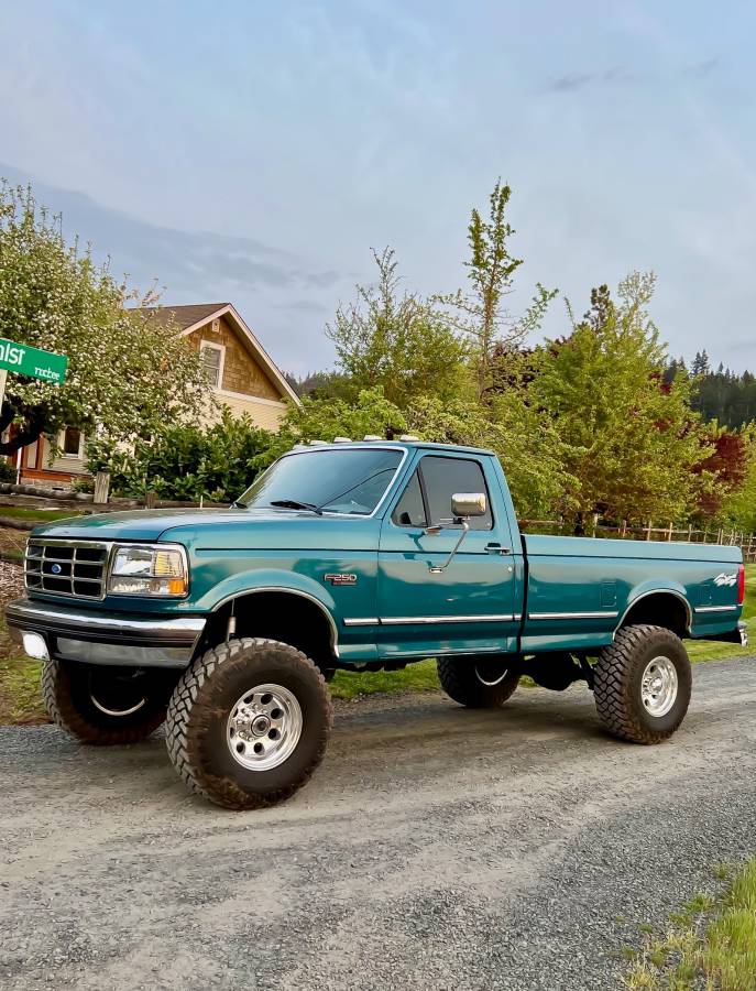 Ford-f250-4x4-xlt-1995-green