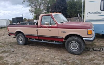 Ford f250 super duty lariat 4×4 diesel 1989