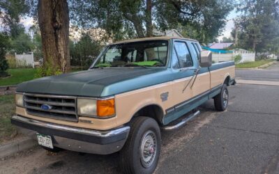 Ford f250 super duty lariat 4×4 diesel 1989