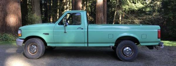 Ford-f250xl-1995-green-1