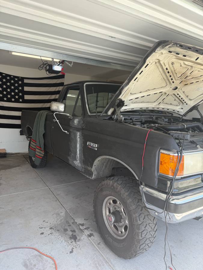 Ford-f350-4x4-1991-black-2