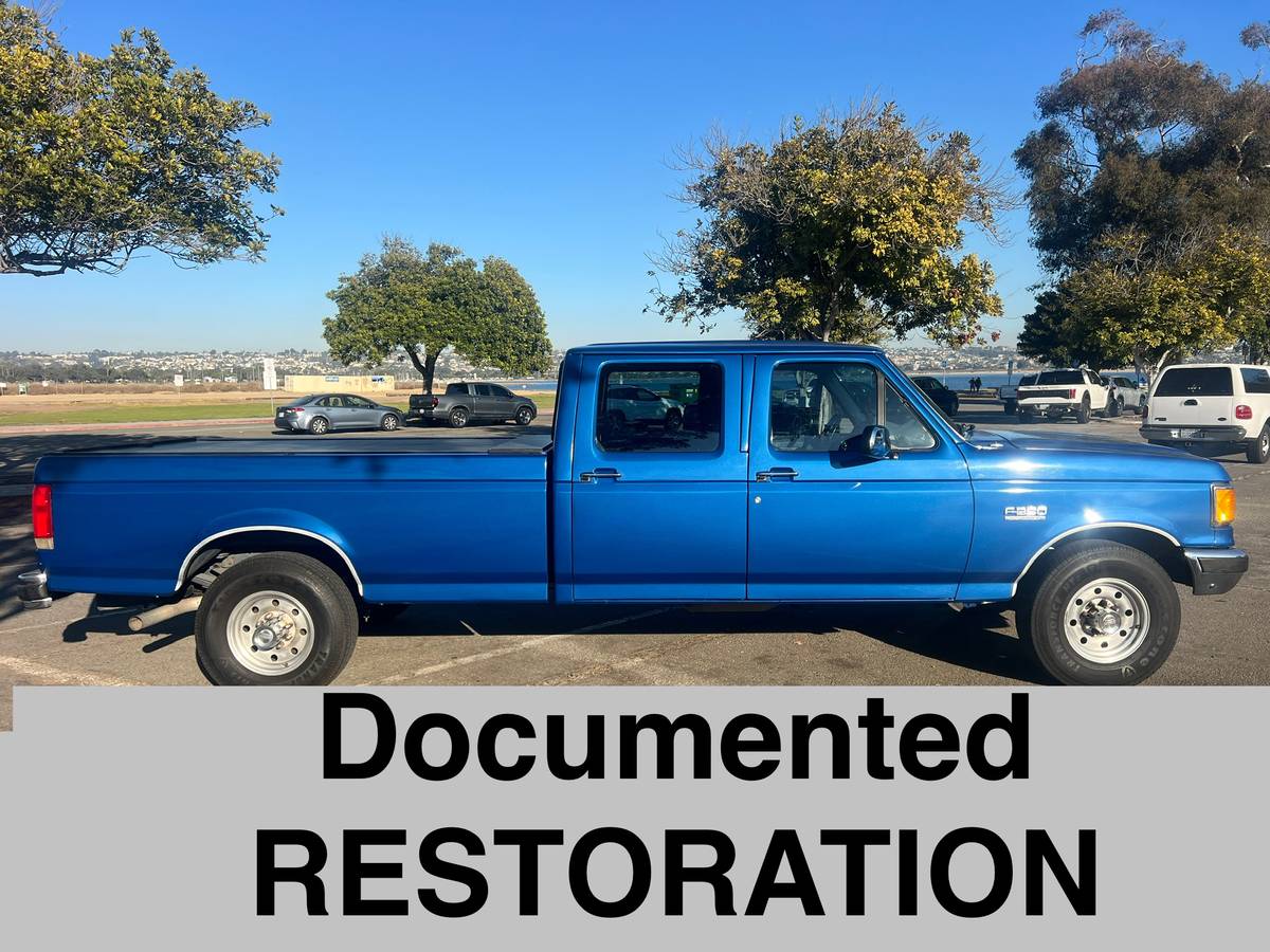 Ford-f350-crew-cab-1991-blue-8