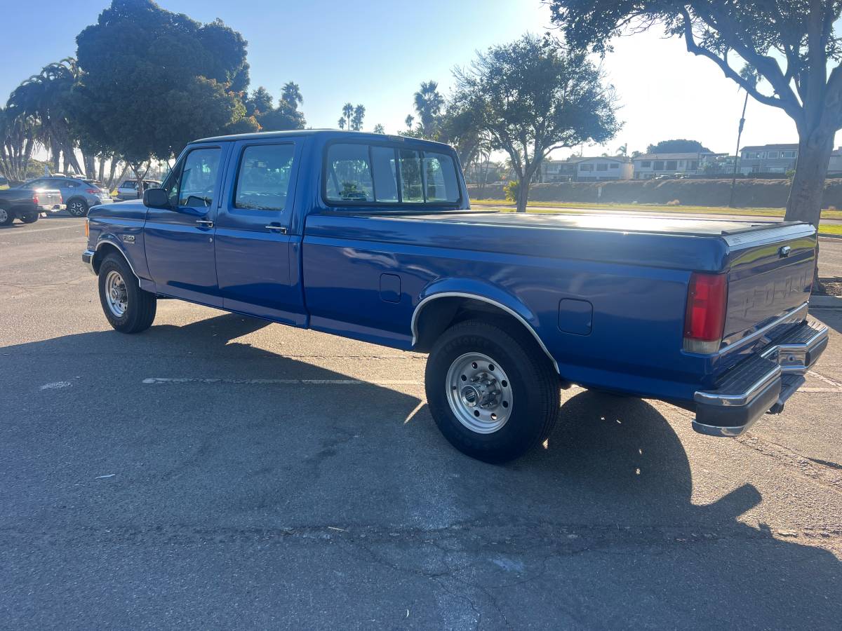 Ford-f350-crew-cab-1991-blue