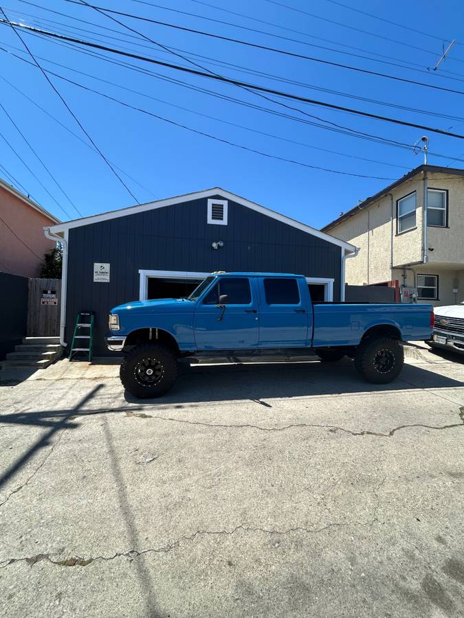 Ford-f350-crew-cab-1994-blue-3