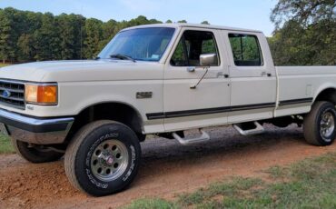 Ford-f350-crew-cab-4x4-1-ton-1990-white-5
