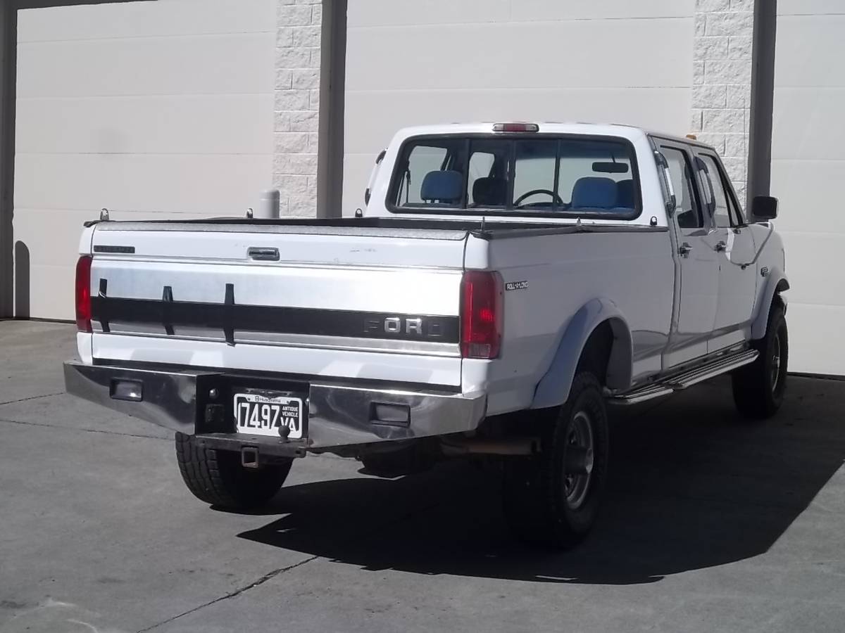 Ford-f350-crew-cab-4x4-1994-white-1