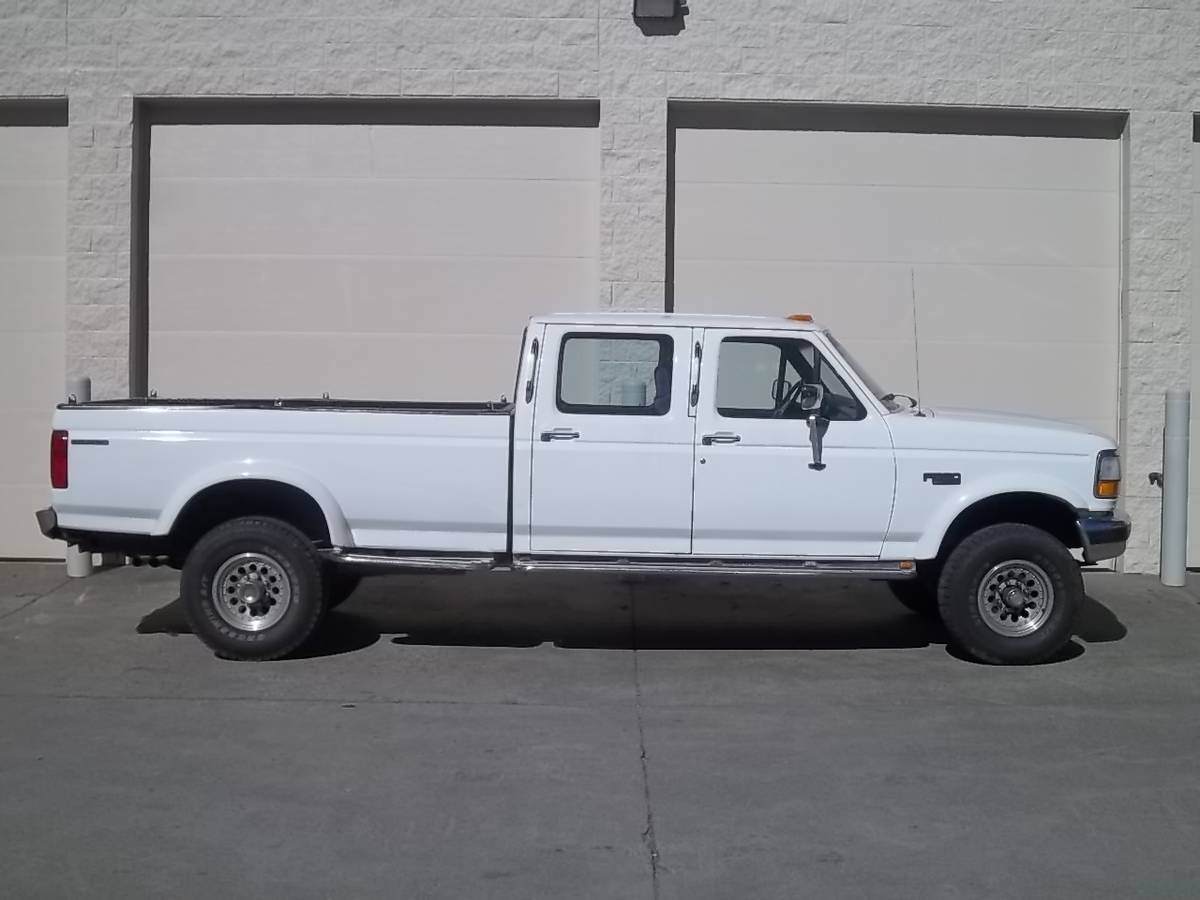 Ford-f350-crew-cab-4x4-1994-white-4