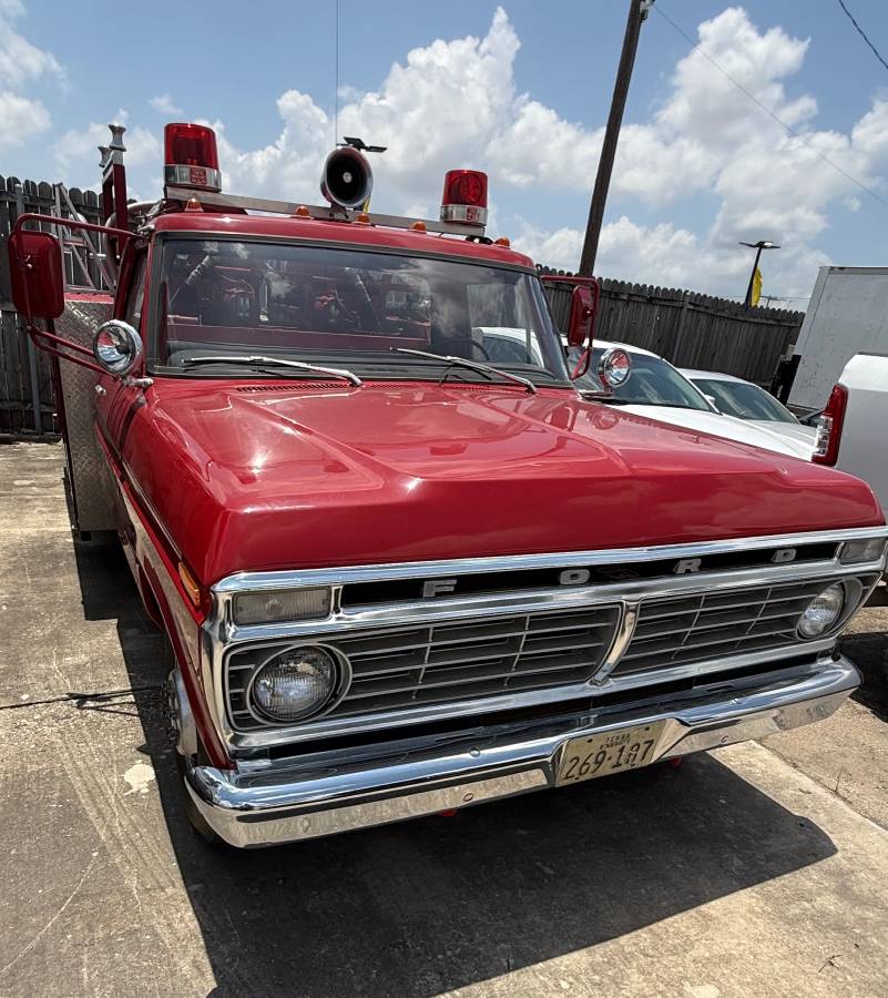 Ford-f350-diesel-1974-red-1