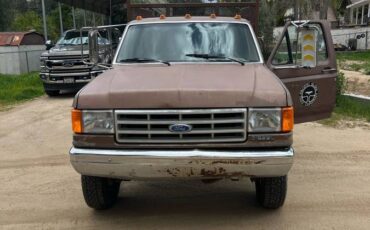 Ford-f350-diesel-1990-brown-2