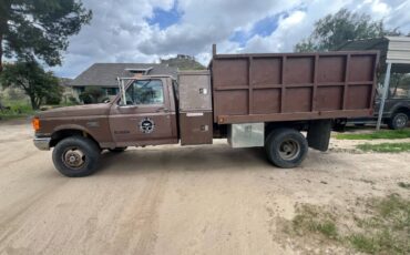Ford-f350-diesel-1990-brown-5
