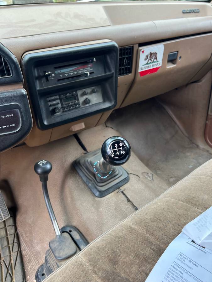 Ford-f350-diesel-1990-brown