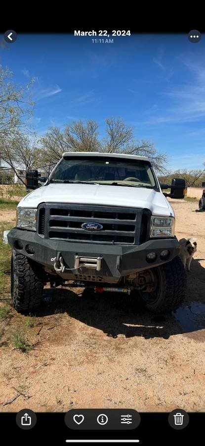 Ford-f350-diesel-powerstroke-4x4-1988-white