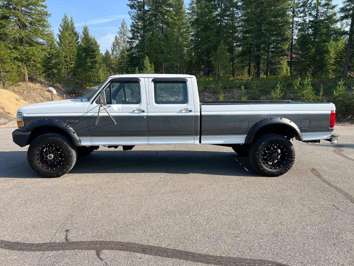 Ford-f350-super-duty-crew-cab-diesel-1993-silver-2