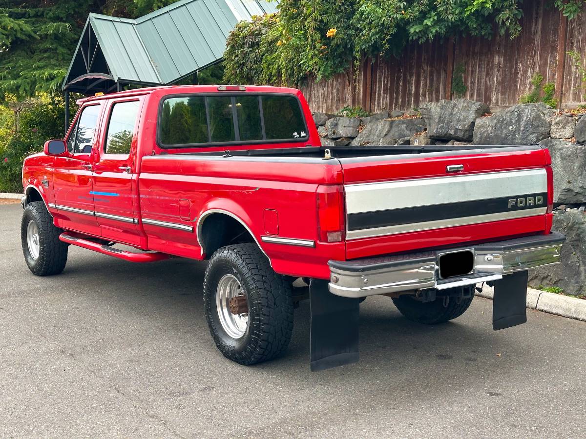 Ford-f350-super-duty-crew-cab-diesel-1995-red-2
