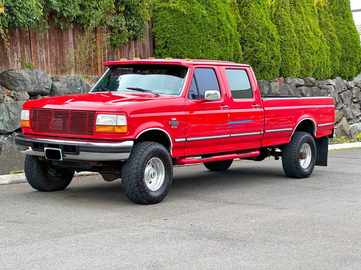 Ford-f350-super-duty-crew-cab-diesel-1995-red