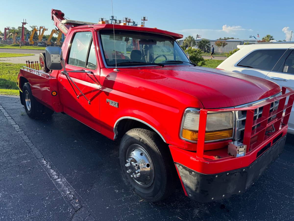 Ford-f350-super-duty-diesel-1994-red-1