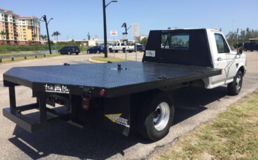 Ford-f350-xl-flat-bed-diesel-1994-white-16