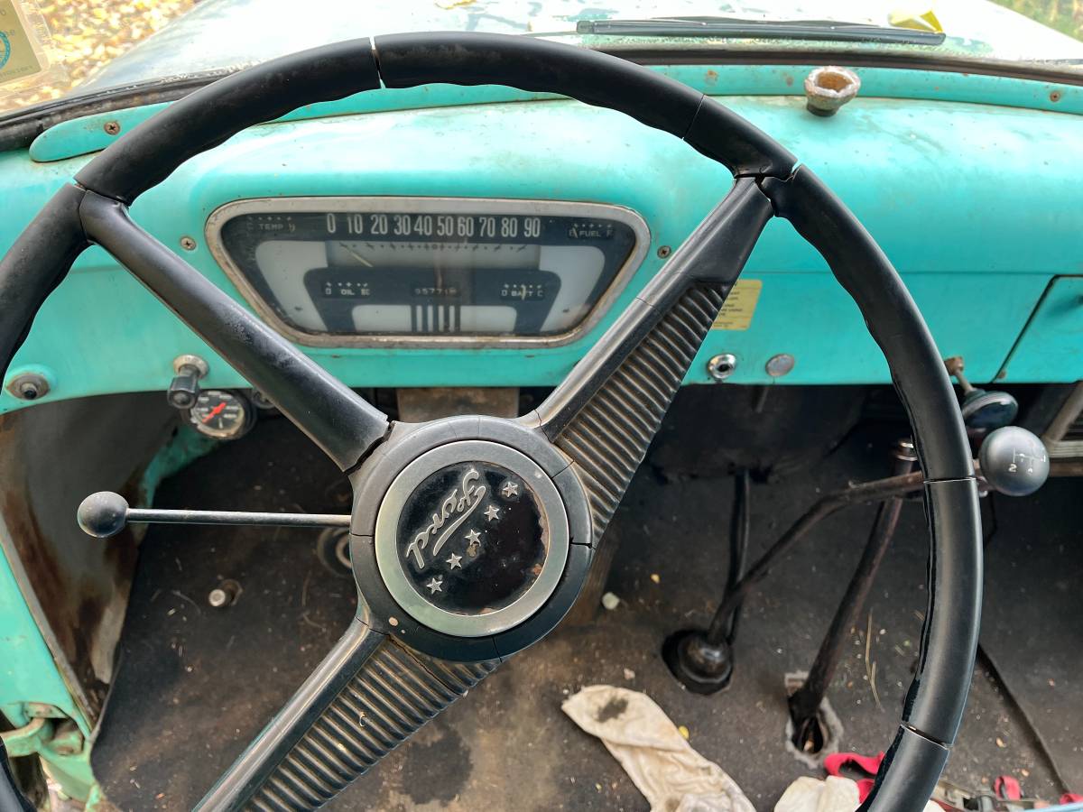 Ford-f600-1955-green