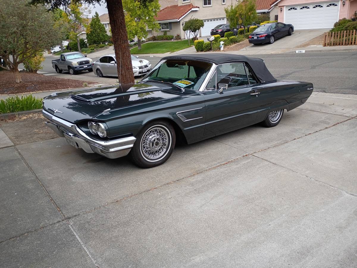 Ford-thunderbird-convertible-1965-green-4
