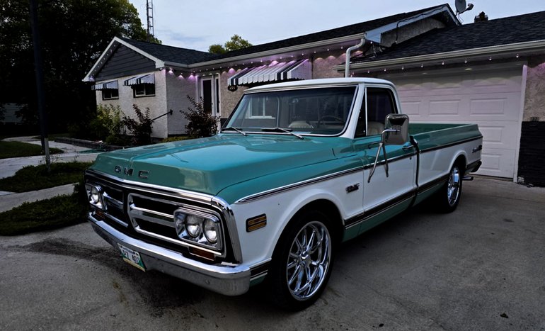 Gmc-1500-1971-Turquoise-White