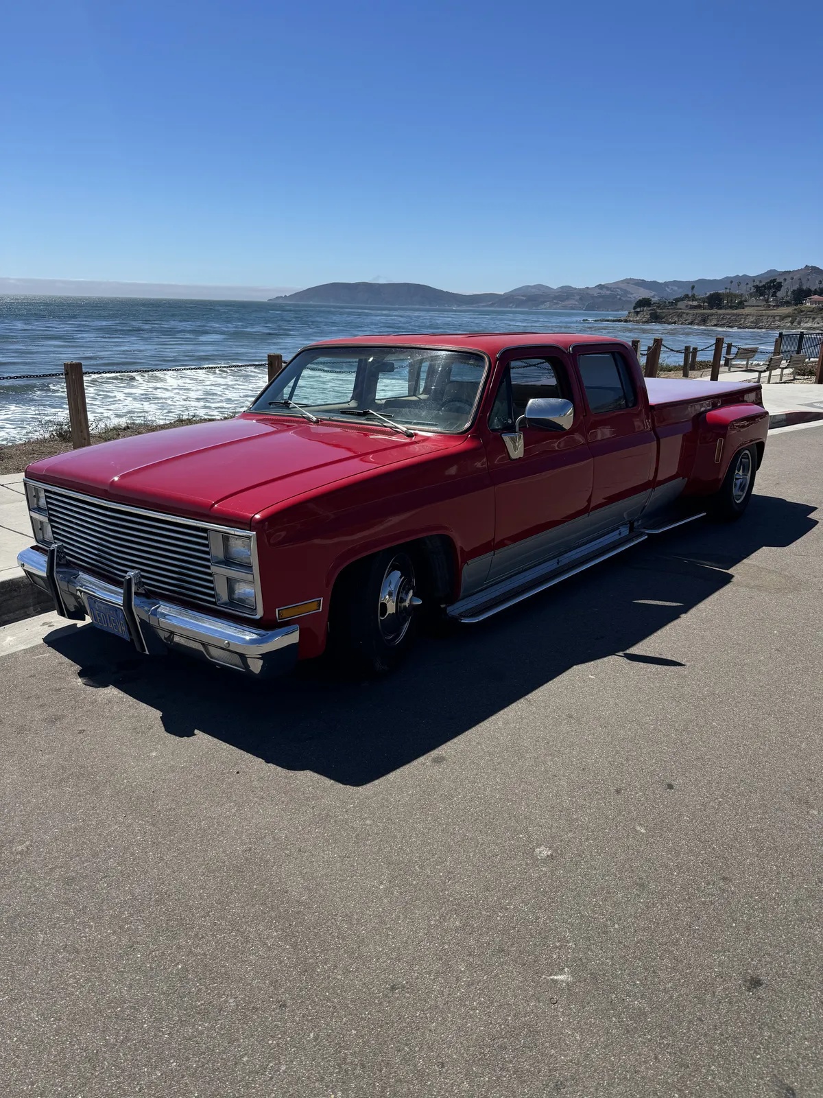 Gmc-Sierra-3500-1982-Red-Beige-5