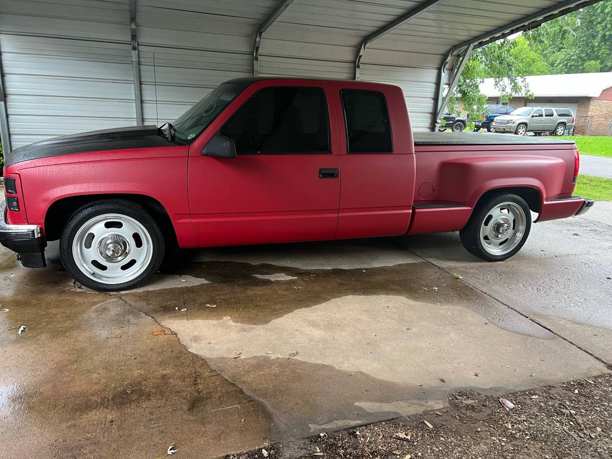 Gmc-sle-3-door-ext.cab-stepside-1996-red-1