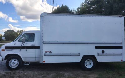 Gmc vandura 14′ cutaway box truck 1992