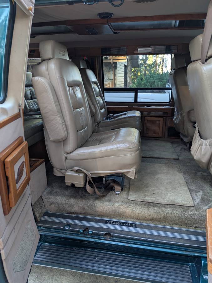 Gmc-vandura-conversion-by-starcraft-1995-green-4