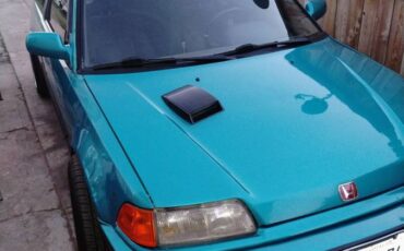 Honda-civic-1991-green