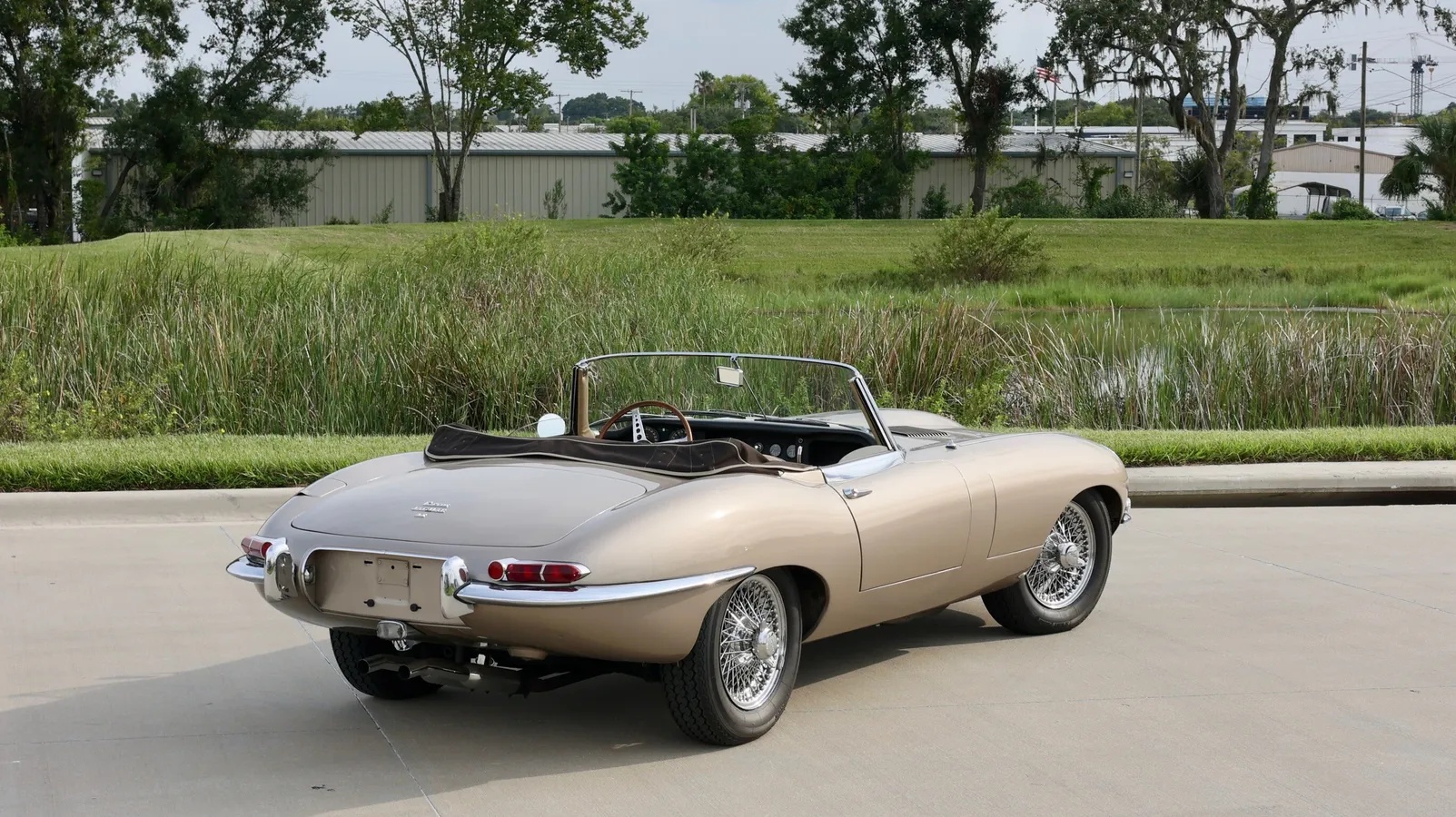 Jaguar-E-type-xke-1965-Opalescent-Golden-Sand-Light-Tan-3