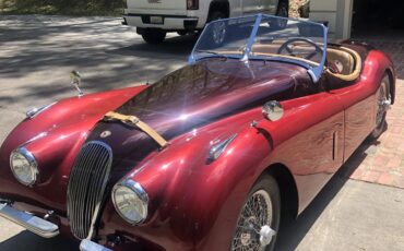 Jaguar-Xk120-1952-Burgundy-Tan-2