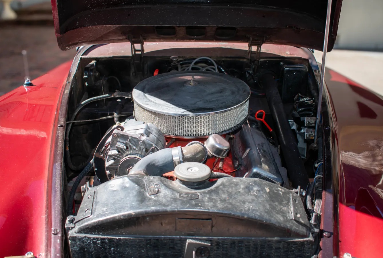 Jaguar-Xk120-1952-Burgundy-Tan-9