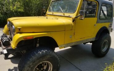 Jeep-Cj7-1978-Yellow-Tan