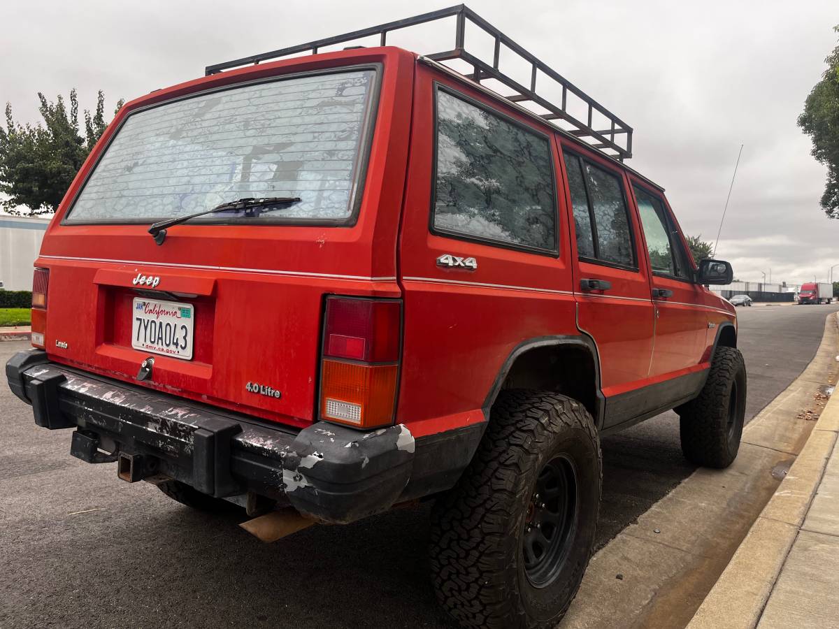 Jeep-cherokee-laredo-1990-red-1