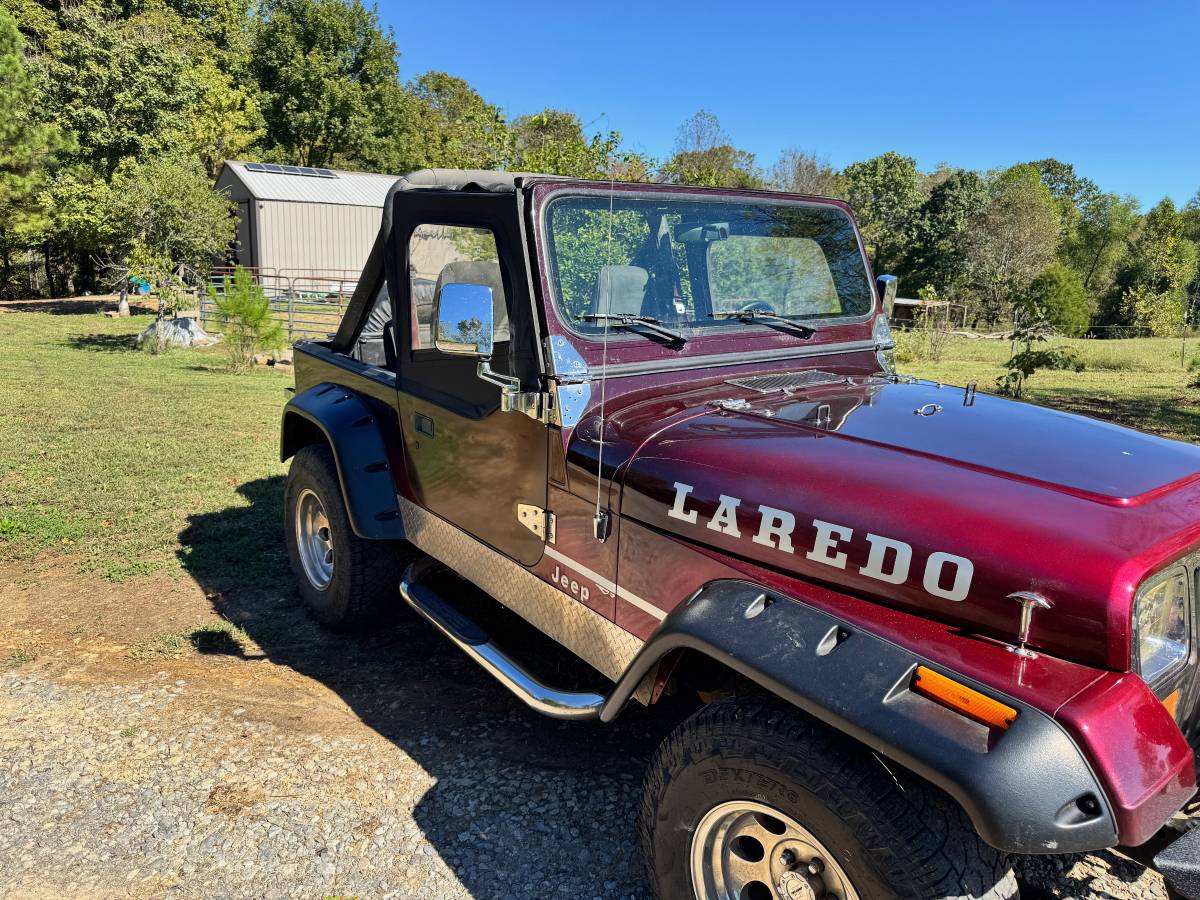 Jeep-wrangler-laredo-1988-red-1