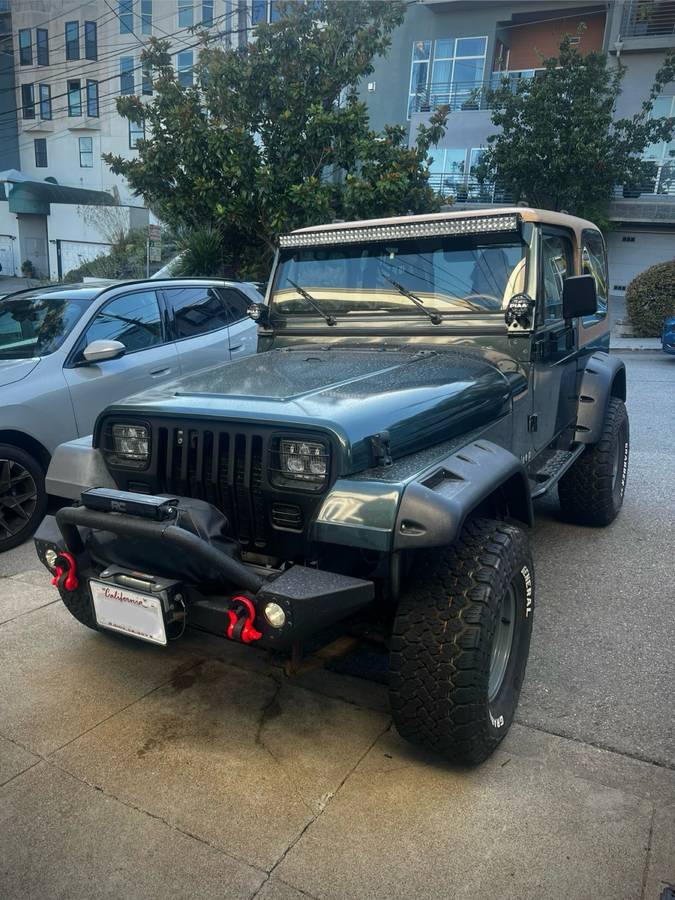 Jeep-wrangler-yj-1994-green-1